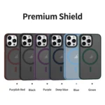 Brilliant Series MagSafe Micro-frosted Anti-fingerprint PC Phone Case, For iPhone 15 Pro Max, For iPhone 15 Pro, For iPhone 15 Plus - Image 2