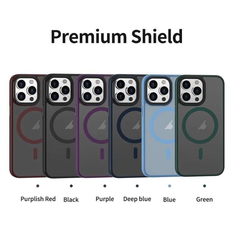 EDA0050453_B1.webp Brilliant Series MagSafe Micro-frosted Anti-fingerprint PC Phone Case, For iPhone 15 Pro Max, For iPhone 15 Pro, For iPhone 15 Plus - Image 2