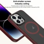 Brilliant Series MagSafe Micro-frosted Anti-fingerprint PC Phone Case, For iPhone 15 Pro Max, For iPhone 15 Pro, For iPhone 15 Plus - Image 4