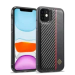 LC.IMEEKE 3 in 1 Carbon Fiber Texture Shockproof Phone Case, For iPhone 11, For iPhone 11 Pro, For iPhone XS, For iPhone XR, For iPhone XS Max, For iPhone X, For iPhone 7 Plus / 8 Plus