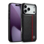 LC.IMEEKE 3 in 1 Carbon Fiber Texture Shockproof Phone Case, For iPhone 17 Pro Max, For iPhone 17 Pro, For iPhone 17, For iPhone 17 Air, For iPhone 16 Pro Max, For iPhone 16 Pro, For iPhone 16 Plus...
