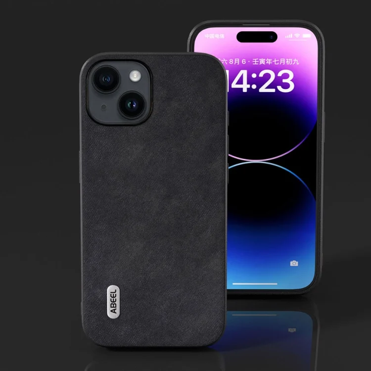 EDA005047202A_1.webp ABEEL Morocco Texture PU Phone Case, For iPhone 15 Plus, For iPhone 15 Pro Max, For iPhone 15, For iPhone 15 Pro - Image 2