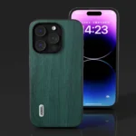 ABEEL Wood Texture PU Phone Case, For iPhone 15 Pro Max, For iPhone 15 Plus, For iPhone 15, For iPhone 15 Pro - Image 2