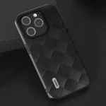 ABEEL Weave Plaid PU Phone Case, For iPhone 15 Pro Max, For iPhone 15 Plus, For iPhone 15, For iPhone 15 Pro - Image 3