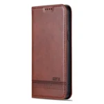 AZNS Magnetic Calf Texture Leather Phone Case, For iPhone 15 Plus, For iPhone 15 - Image 2