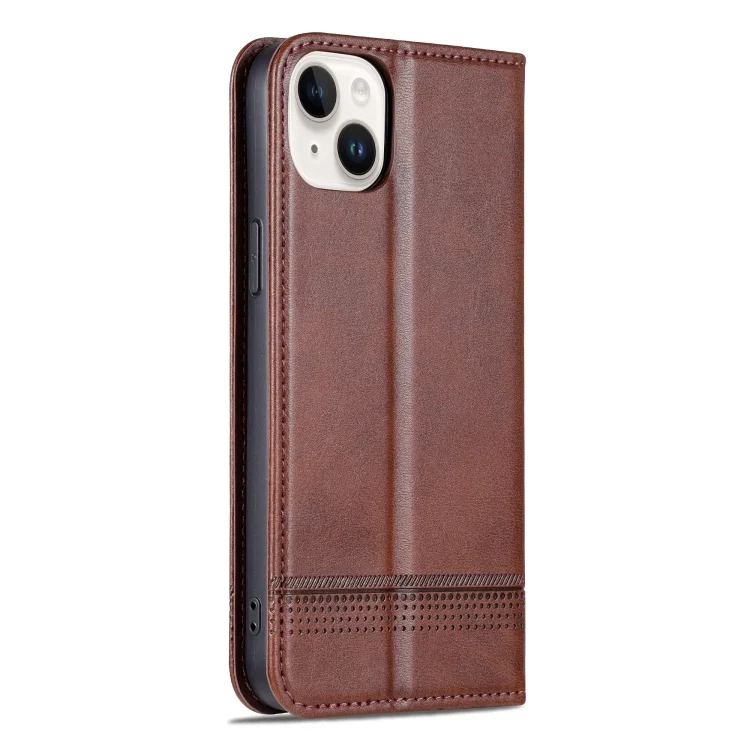 EDA005052401A_2.webp AZNS Magnetic Calf Texture Leather Phone Case, For iPhone 15 Plus, For iPhone 15 - Image 3