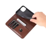AZNS Magnetic Calf Texture Leather Phone Case, For iPhone 15 Plus, For iPhone 15 - Image 6