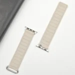 Reverse Buckle Magnetic Silicone Watch Band, For Apple Watch SE 2023 40mm - Image 5