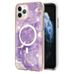 Marble Pattern Dual-side IMD Magsafe TPU Phone Case, For iPhone 11 Pro Max, For iPhone 11