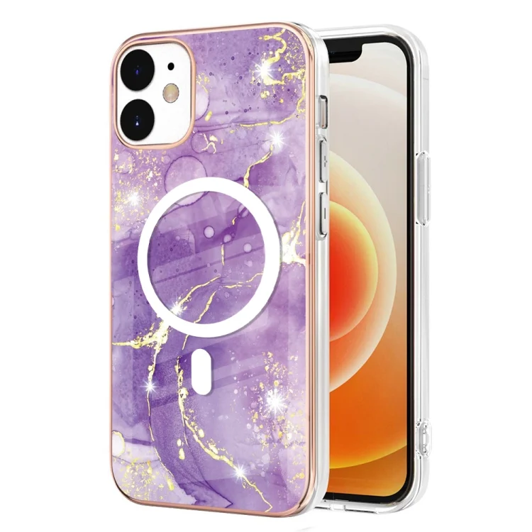 Marble Pattern Dual-side IMD Magsafe TPU Phone Case, For iPhone 12 / 12 Pro, For iPhone 12 Pro Max
