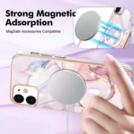 Marble Pattern Dual-side IMD Magsafe TPU Phone Case, For iPhone 12 / 12 Pro, For iPhone 12 Pro Max - Image 3