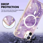 Marble Pattern Dual-side IMD Magsafe TPU Phone Case, For iPhone 12 / 12 Pro, For iPhone 12 Pro Max - Image 4
