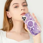 Marble Pattern Dual-side IMD Magsafe TPU Phone Case, For iPhone 13 Pro, For iPhone 13 - Image 6