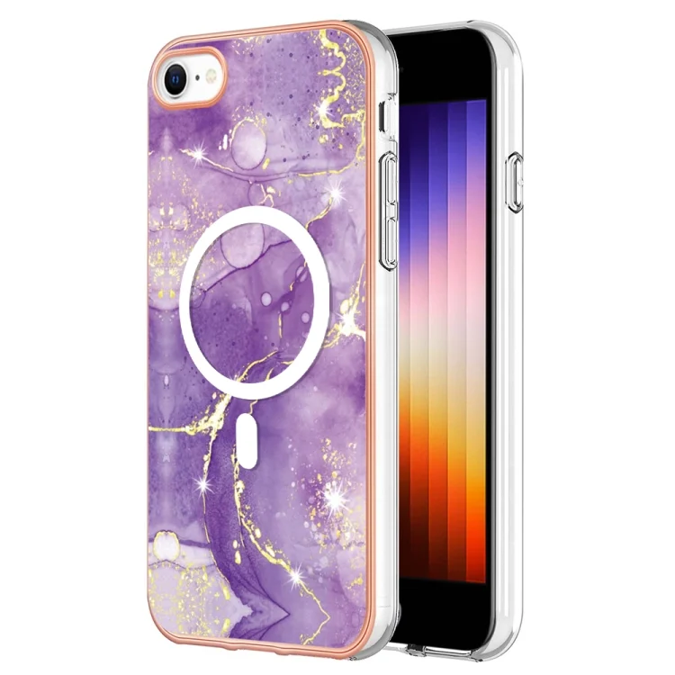 Marble Pattern Dual-side IMD Magsafe TPU Phone Case, For iPhone 8 / SE 2022 / 2020, For iPhone 13 Pro Max