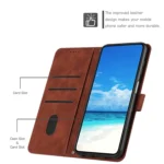 Skin Feel Heart Pattern Leather Phone Case, For iPhone 15 Pro Max, For iPhone 15 Pro, For iPhone 15 Plus, For iPhone 15 - Image 4