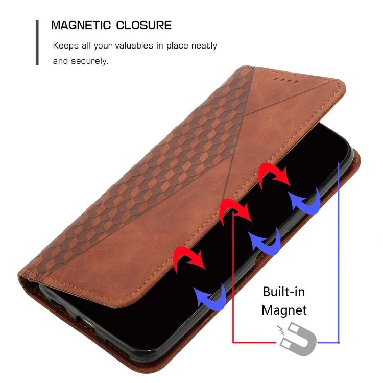 EDA005077805A_3.webp Diamond Splicing Skin Feel Magnetic Leather Phone Case, For iPhone 17 Pro Max, For iPhone 17 Pro, For iPhone 17, For iPhone 17 Air - Image 4
