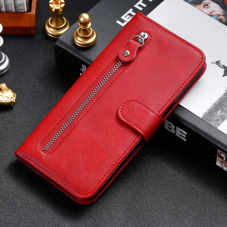 EDA005080612A_1.webp Fashion Calf Texture Zipper Leather Phone Case, For Xiaomi Redmi A3, For Xiaomi Redmi Note13 Pro 4G Global/Poco M6 Pro 4G, For Xiaomi Redmi Note13 4G, For Xiaomi Redmi K70E - Image 2