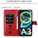 Fashion Calf Texture Zipper Leather Phone Case, For Xiaomi Redmi A3, For Xiaomi Redmi Note13 Pro 4G Global/Poco M6 Pro 4G, For Xiaomi Redmi Note13 4G, For Xiaomi Redmi K70E - Image 5