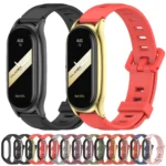 Mijobs Plus Case Flat Hole Silicone Watch Band - Image 2
