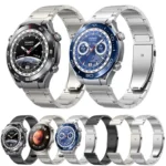 Three Strains Uplift Jump Buckle Titanium Metal Watch Band - Image 2