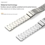 Three Strains Uplift Jump Buckle Titanium Metal Watch Band - Image 4