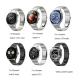 Three Strains Uplift Jump Buckle Titanium Metal Watch Band - Image 5