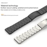 Three Strains Uplift HW Buckle Titanium Metal Watch Band - Image 4
