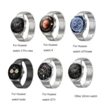 Three Strains Uplift HW Buckle Titanium Metal Watch Band - Image 5