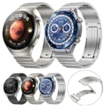 Bamboo Joint Titanium Metal Watch Band - Image 2
