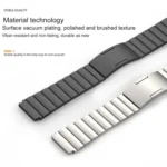 Bamboo Joint Titanium Metal Watch Band - Image 4