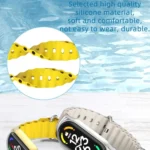 Mijobs CS Case Marine Silicone Breathable Watch Band - Image 4