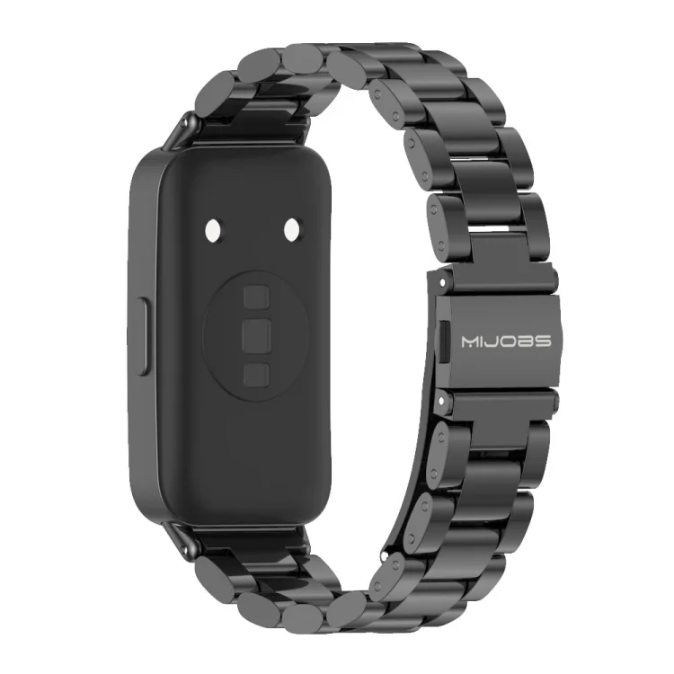 EDA005113401A_2.webp Mijobs Three Bead Bamboo Stainless Steel Watch Band - Image 5
