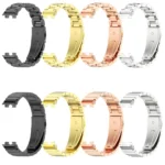 Mijobs Three Bead Bamboo Stainless Steel Watch Band - Image 2
