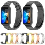 Mijobs Three Bead Bamboo Stainless Steel Watch Band - Image 3