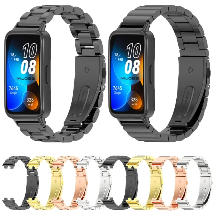 EDA0051134_B2.webp Mijobs Three Bead Bamboo Stainless Steel Watch Band - Image 3