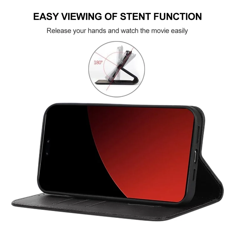 EDA005115721A_2.webp Magnetic Closure Leather Phone Case, For Xiaomi Civi 4 Pro, For Xiaomi Poco M6 Pro 4G, For Xiaomi Redmi Note 13 Pro 4G, For Xiaomi Redmi A3, For Xiaomi Redmi Note 13 4G - Image 4