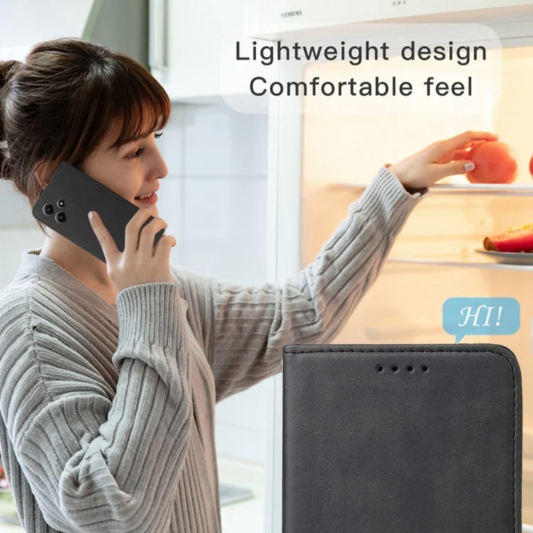 EDA005115721A_5.webp Magnetic Closure Leather Phone Case, For Xiaomi Civi 4 Pro, For Xiaomi Poco M6 Pro 4G, For Xiaomi Redmi Note 13 Pro 4G, For Xiaomi Redmi A3, For Xiaomi Redmi Note 13 4G - Image 7