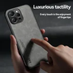 Skin Feel Magnetic Leather Back Phone Case, For Xiaomi 14 Ultra, For Xiaomi 14 Pro, For Xiaomi 14, For Xiaomi Redmi Note 13 5G, For Xiaomi Redmi Note 13 Pro+ 5G - Image 3