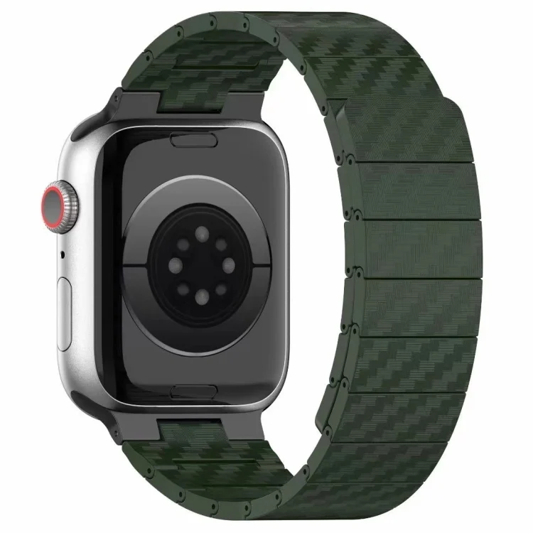 EDA005120127A_1.webp Carbon Fiber Magnetic Loop Watch Band, For Apple Watch Series 10 46mm, For Apple Watch Series 10 42mm, For Apple Watch SE 2023 44mm, For Apple Watch SE 2023 40mm, For Apple Watch Ultra 2 49mm... - Image 6