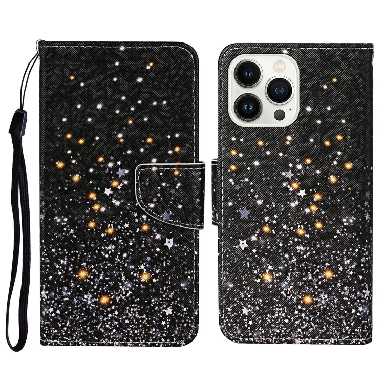 EDA005124501B.webp 3D Colored Drawing Flip Leather Phone Case, For iPhone 15 Pro Max - Image 1