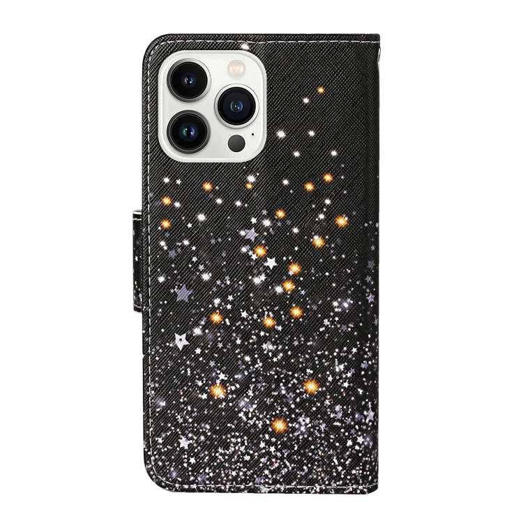 EDA005124501B_2.webp 3D Colored Drawing Flip Leather Phone Case, For iPhone 15 Pro Max - Image 5