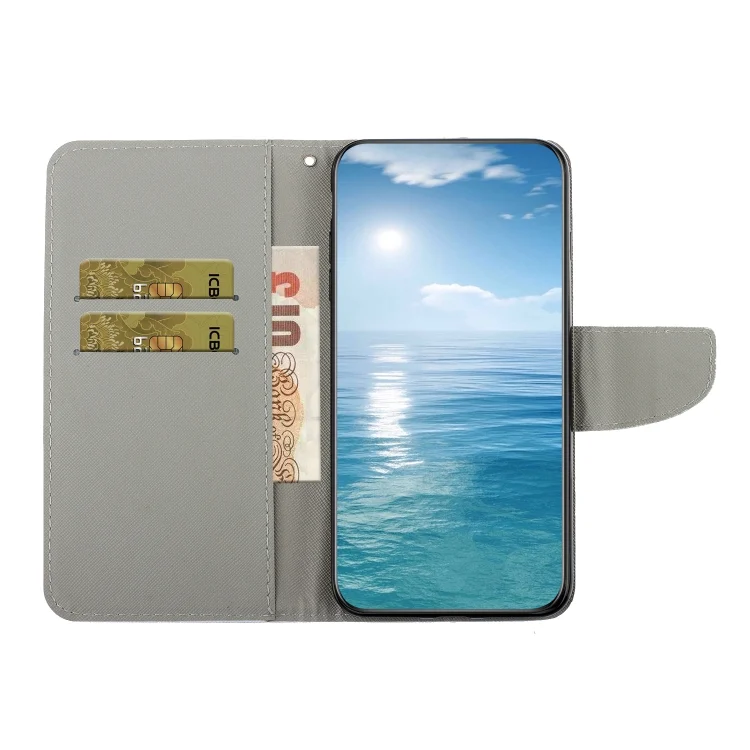 EDA005124507B_3.webp 3D Colored Drawing Flip Leather Phone Case, For iPhone 16 Plus - Image 6