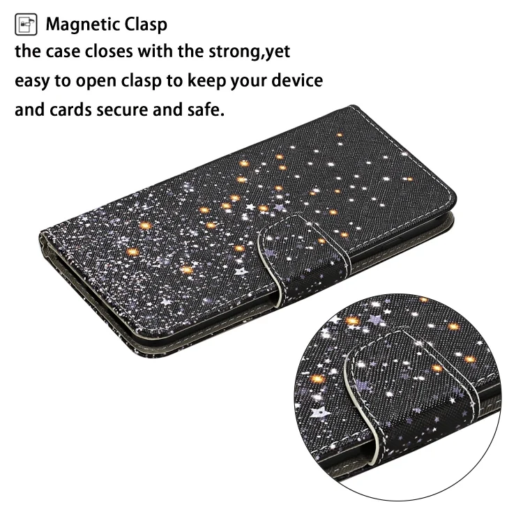 EDA005124507B_5.webp 3D Colored Drawing Flip Leather Phone Case, For iPhone 16 Plus - Image 8
