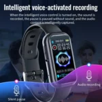 JNN S16 Smart HD Noise Reduction Bluetooth MP3 Voice Control Recording Bracelet - Image 7