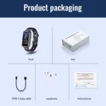 JNN S16 Smart HD Noise Reduction Bluetooth MP3 Voice Control Recording Bracelet - Image 8