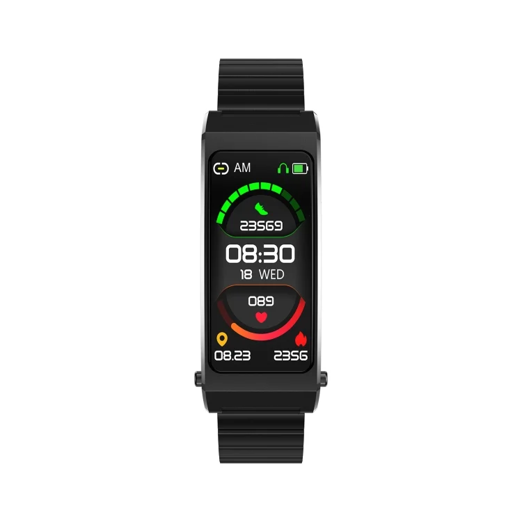EDA005127301A_1.webp K13S 1.14 inch TFT Screen Slub Steel Strap Smart Calling Bracelet Supports Sleep Management/Blood Oxygen Monitoring - Image 12