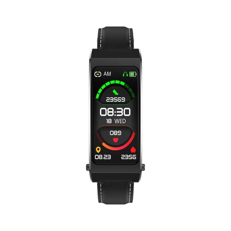 EDA005127801A_1.webp K13S 1.14 inch TFT Screen Leather Strap Smart Calling Bracelet Supports Sleep Management/Blood Oxygen Monitoring - Image 12