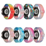 20mm Painted Colorful Nylon Woven Buckle Watch Band - Image 4