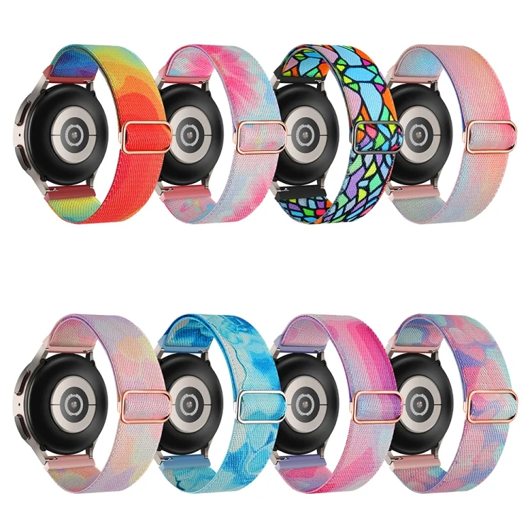 EDA0051331_B3.webp 20mm Painted Colorful Nylon Woven Buckle Watch Band - Image 4