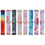 20mm Painted Colorful Nylon Woven Buckle Watch Band - Image 5